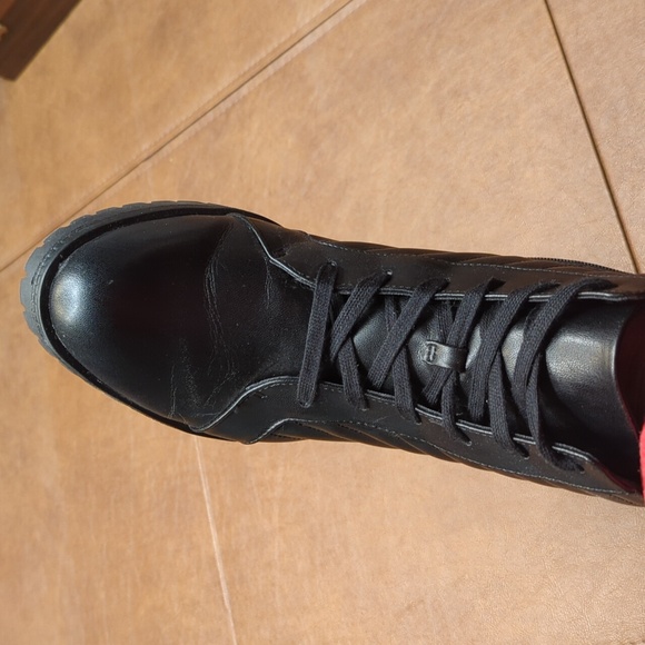 Black Combat Style Boots - Picture 5 of 5